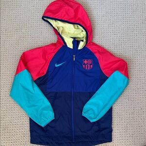 Nike Kids Multicolor Barcelona jacket Size Small